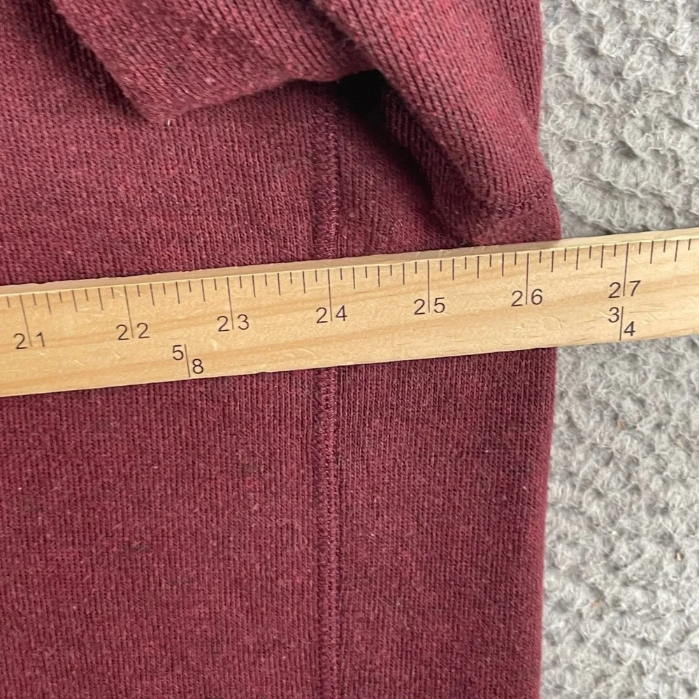 Tommy‎ Bahama Quarter Zip Pullover Mens XXL Burgundy Reversible Cotton Sweater